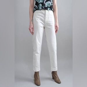 Jesse Kamm Salt White Ranger Pant, Size 2